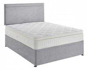 5FT Carrie Pillow Top Pocket Spring & Visco Elastic Memory Foam Divan Bed Set